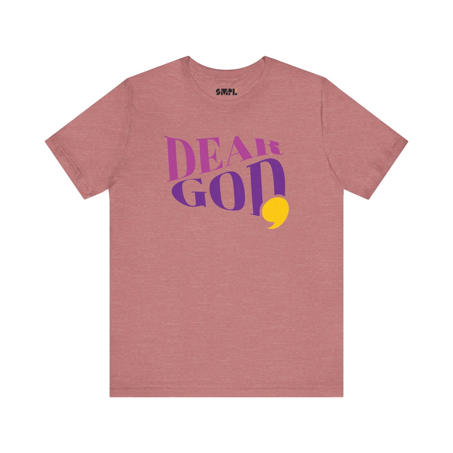 Women's "Dear God," Wave Tee — Jersey Short Sleeve Tee