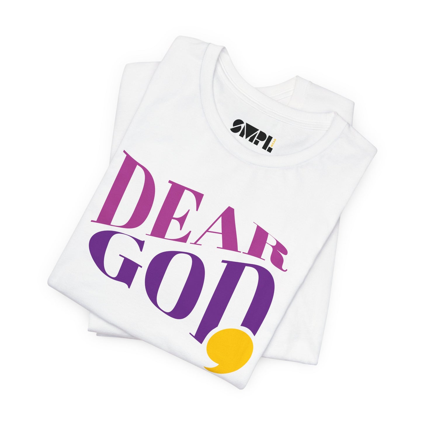 Women's "Dear God," Wave Tee — Jersey Short Sleeve Tee