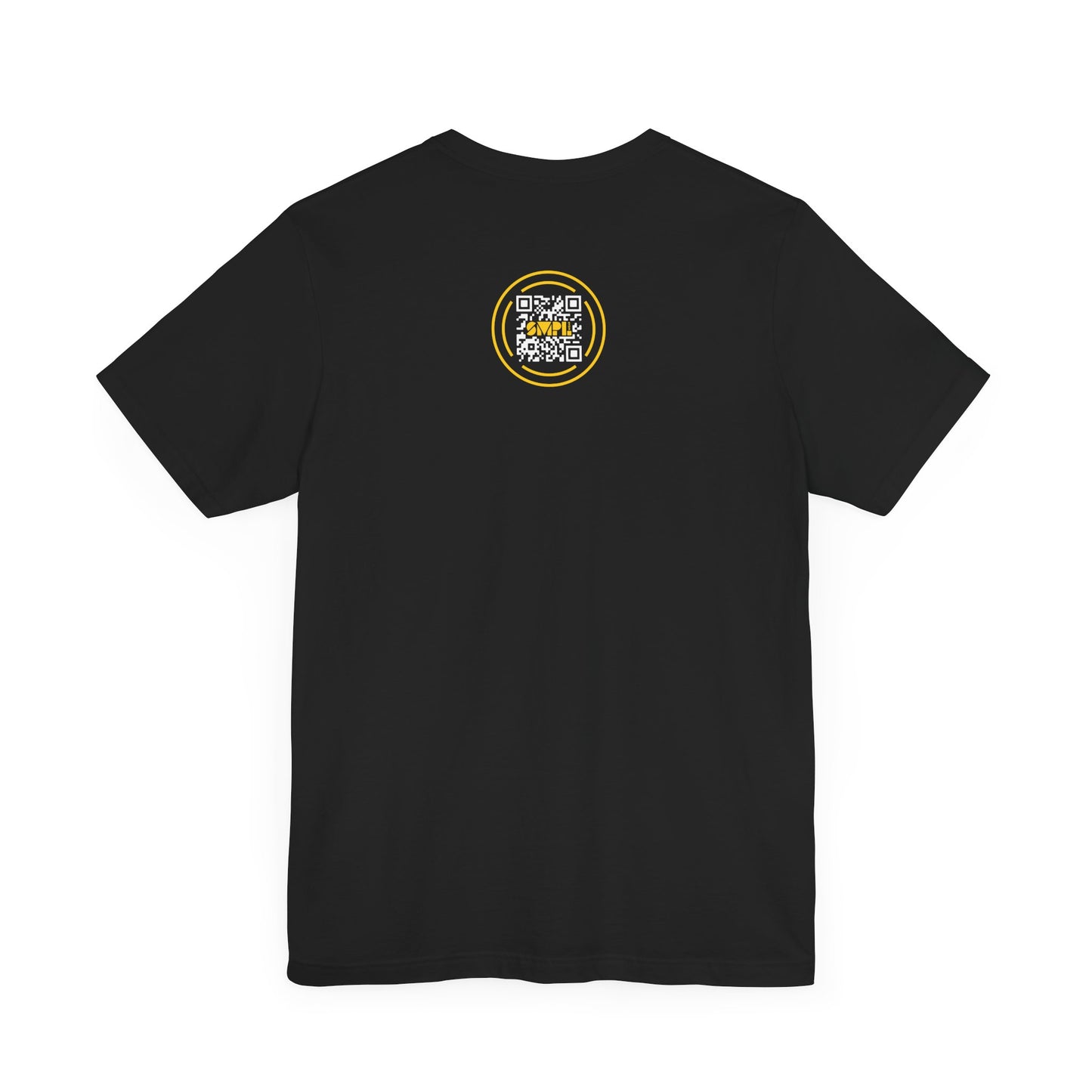 "God is Good" SMPL Black and Yellow — Unisex Jersey Short Sleeve Tee