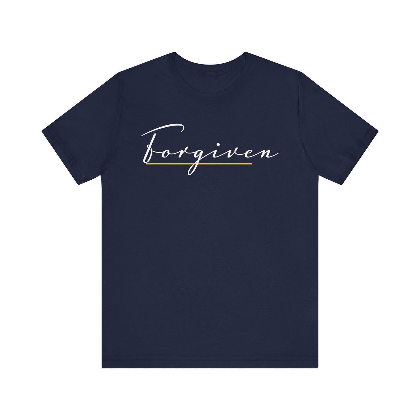 Forgiven Script — Women's Jersey Short Sleeve Tee