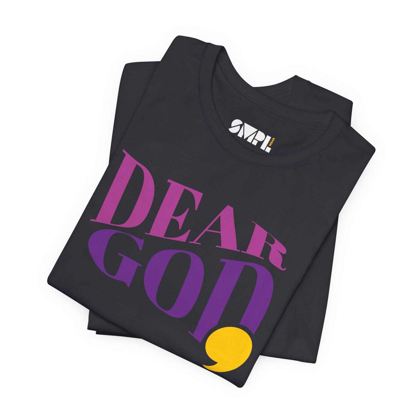 Women's "Dear God," Wave Tee — Jersey Short Sleeve Tee