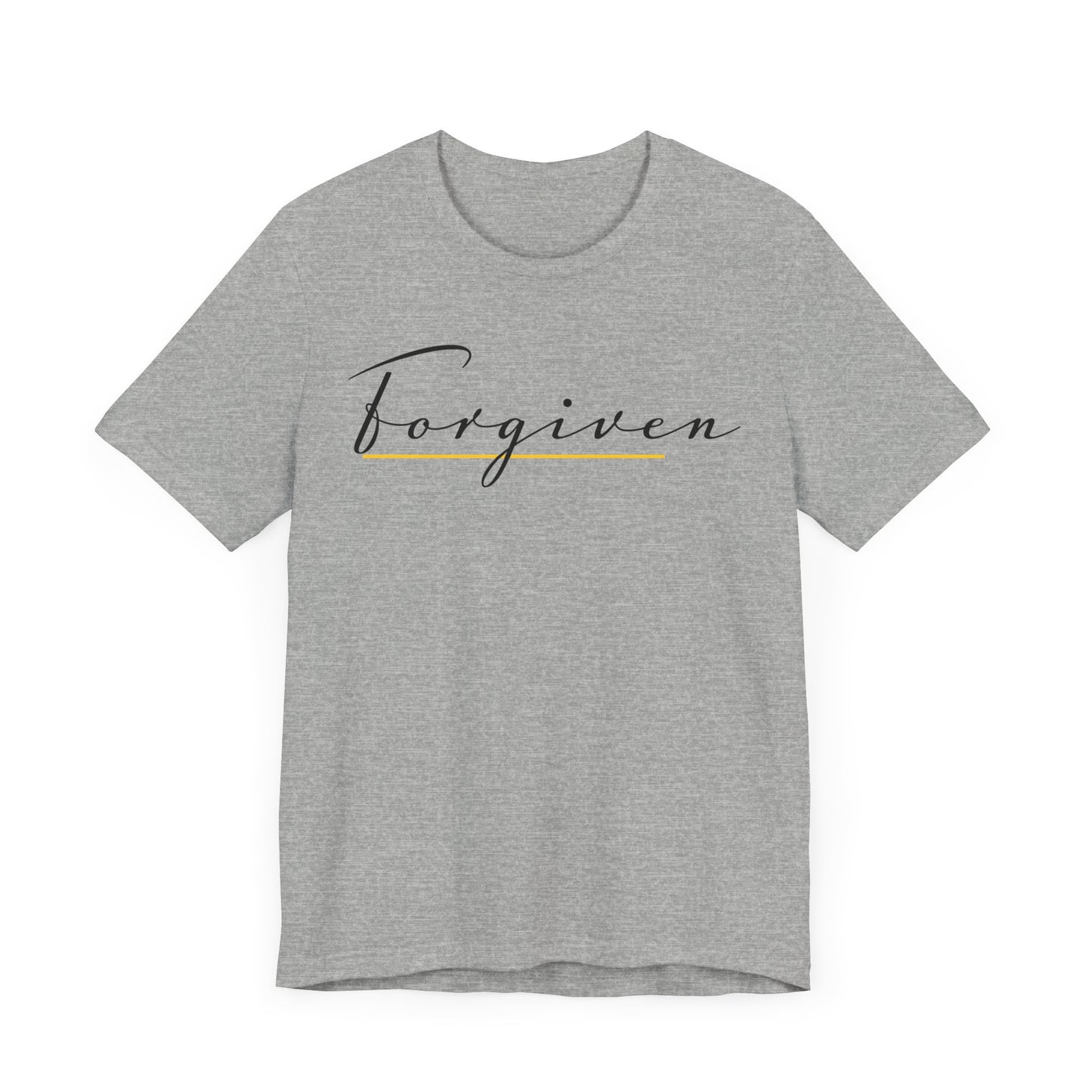 Forgiven Script — Women's Jersey Short Sleeve Tee