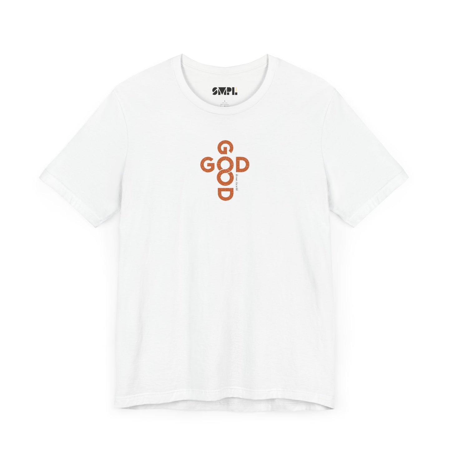 "God is Good" — Burnt Orange Unisex Jersey Short Sleeve Tee