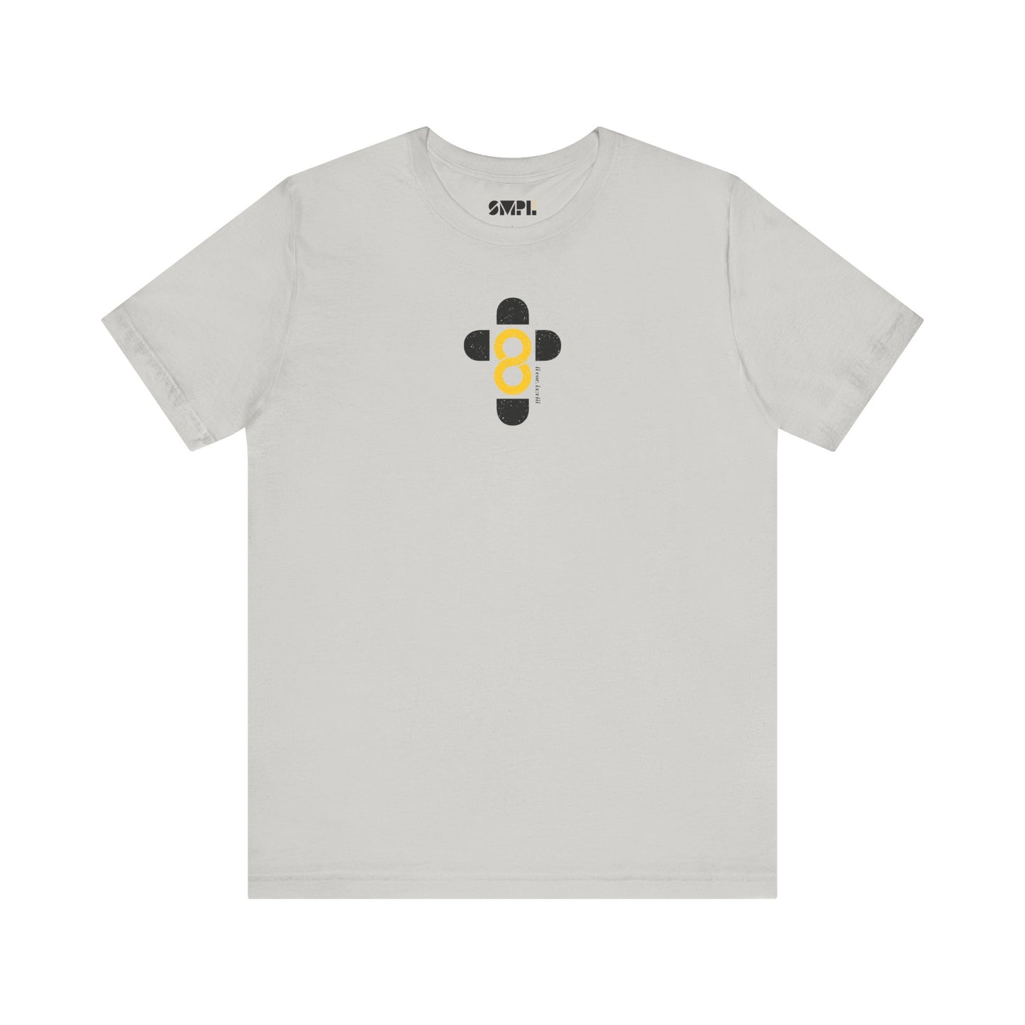 "God is Good" SMPL Black and Yellow — Unisex Jersey Short Sleeve Tee