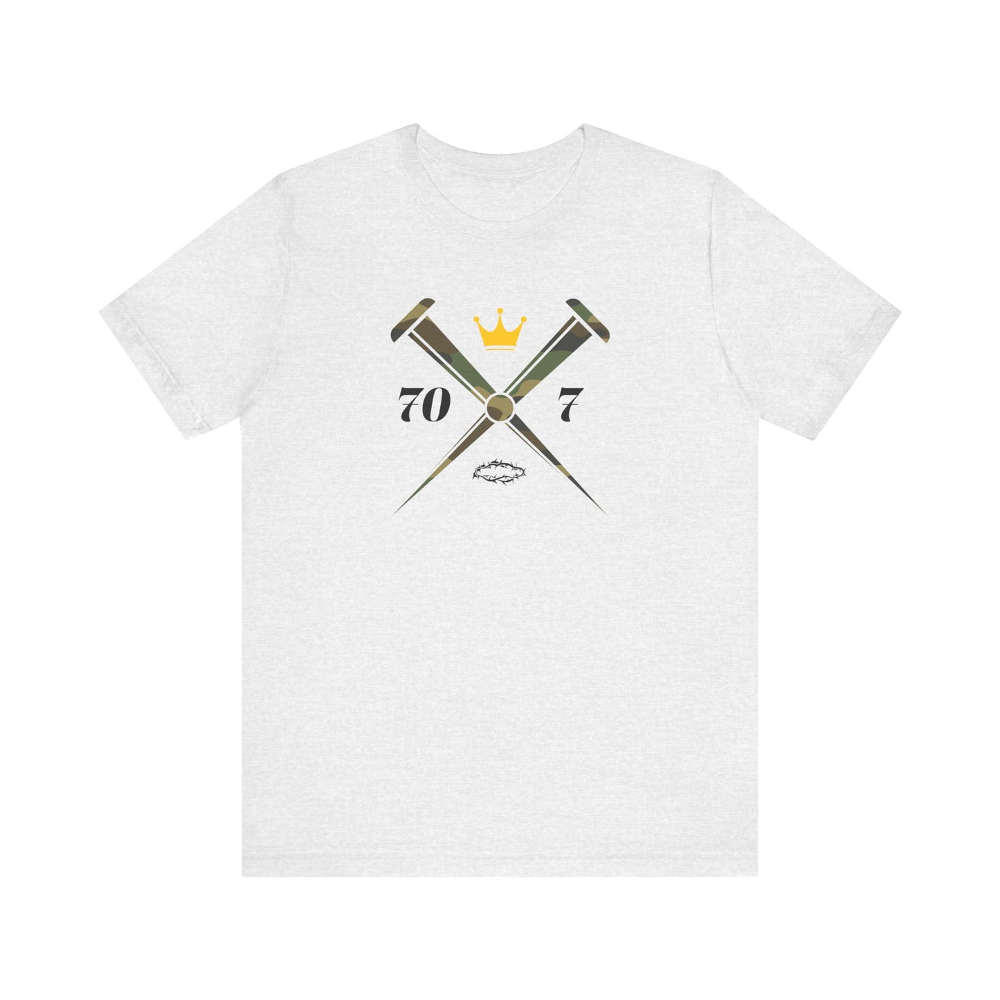 70x7 Modern Nails Camo — Men's Jersey Short Sleeve Tee