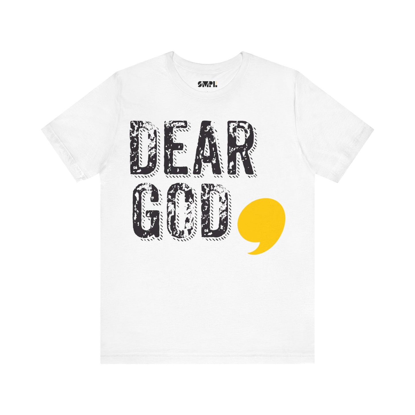 Women's "Dear God," Grundge Tee — Jersey Short Sleeve Tee