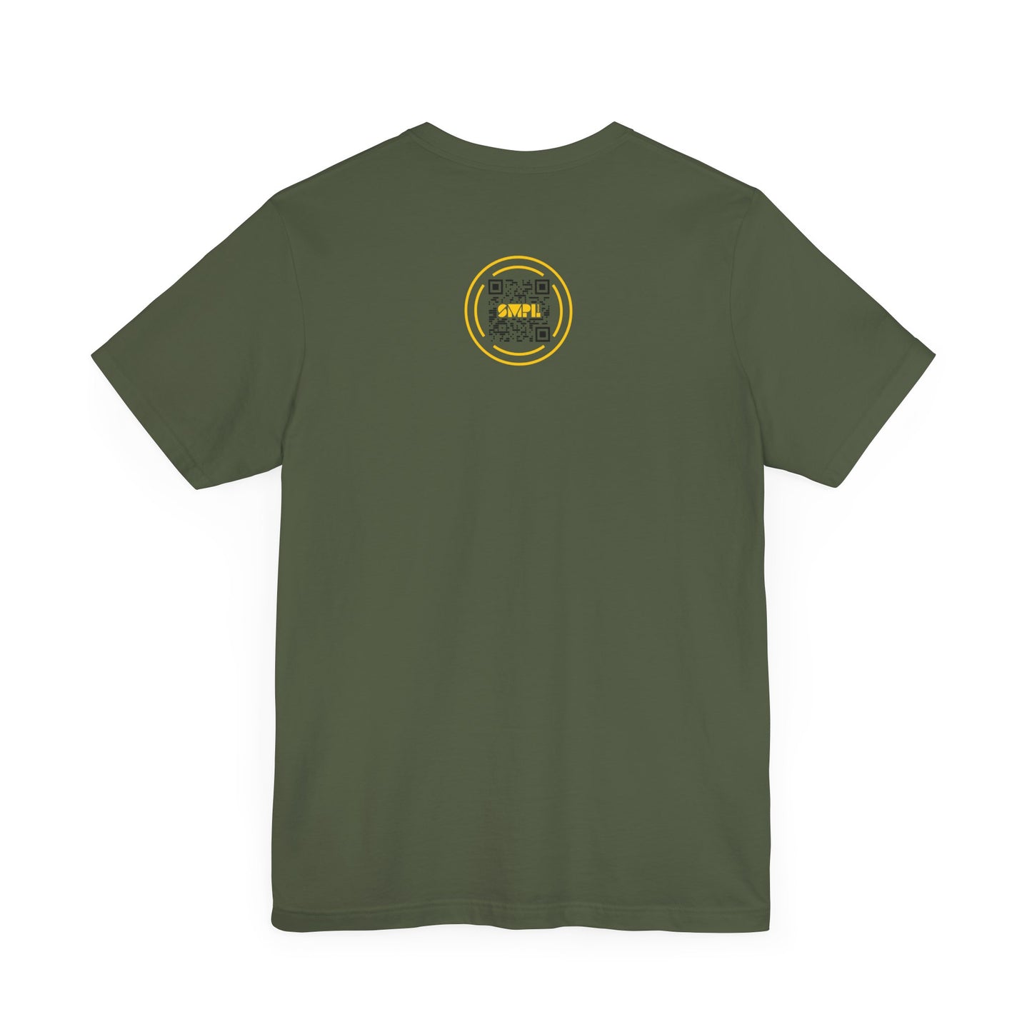 Men's "Dear God," Green Camo — Jersey Short Sleeve Tee