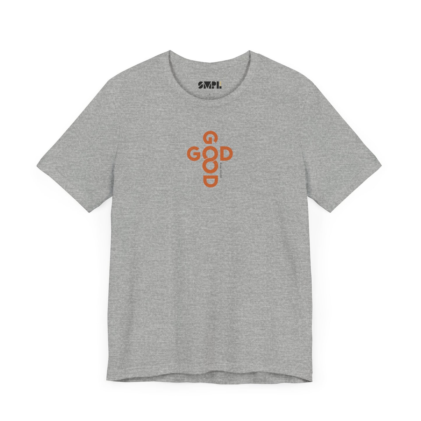 "God is Good" — Burnt Orange Unisex Jersey Short Sleeve Tee