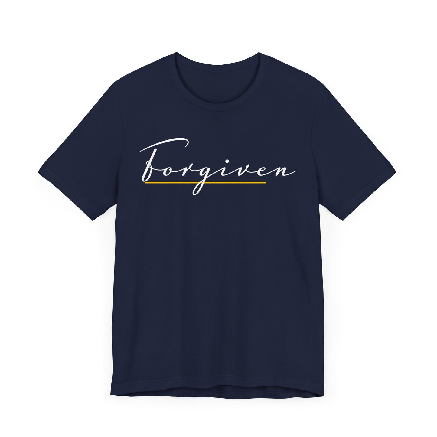 Forgiven Script — Women's Jersey Short Sleeve Tee