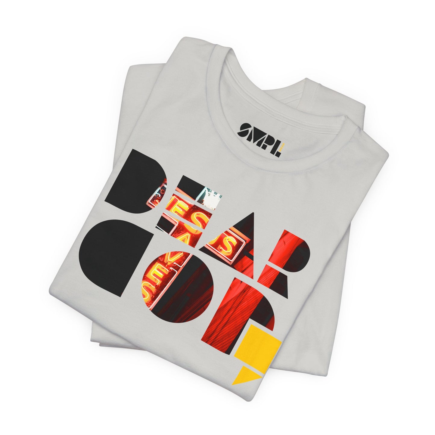 Men's "Dear God," Jesus Saves — Jersey Short Sleeve Tee