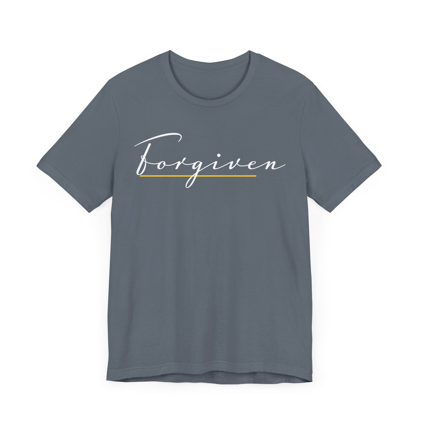 Forgiven Script — Women's Jersey Short Sleeve Tee
