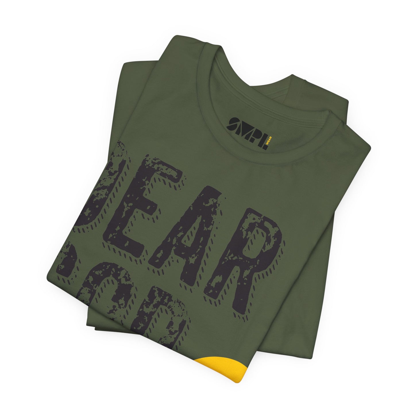 Men's "Dear God," Grundge Tee — Jersey Short Sleeve Tee