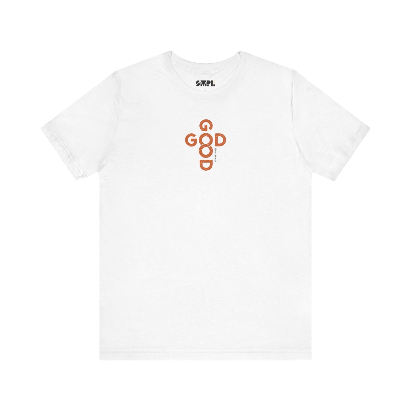 "God is Good" — Burnt Orange Unisex Jersey Short Sleeve Tee