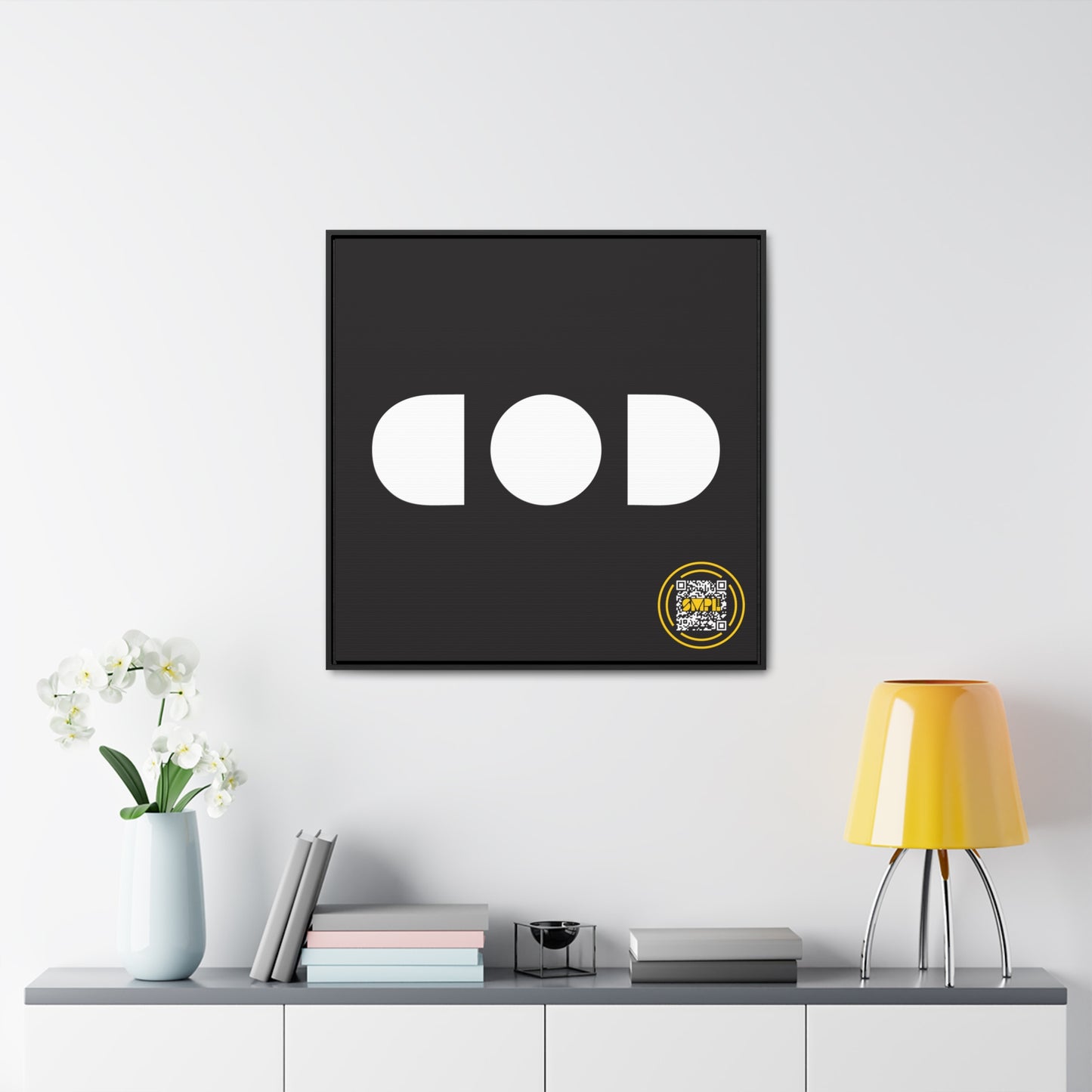 God Light — Gallery Canvas Wraps, Square Frame