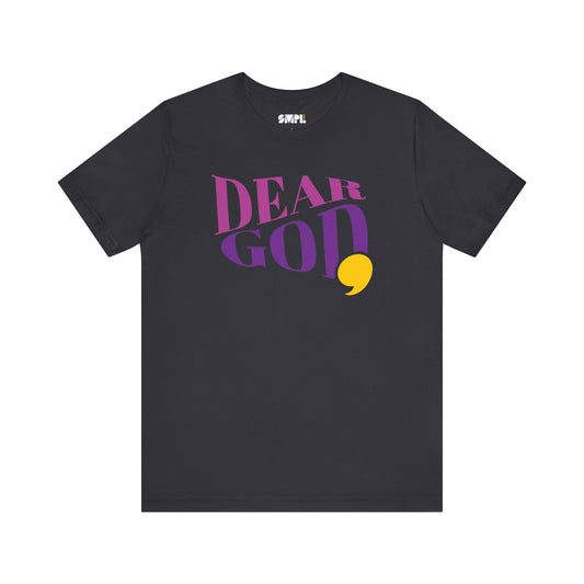 Women's "Dear God," Wave Tee — Jersey Short Sleeve Tee