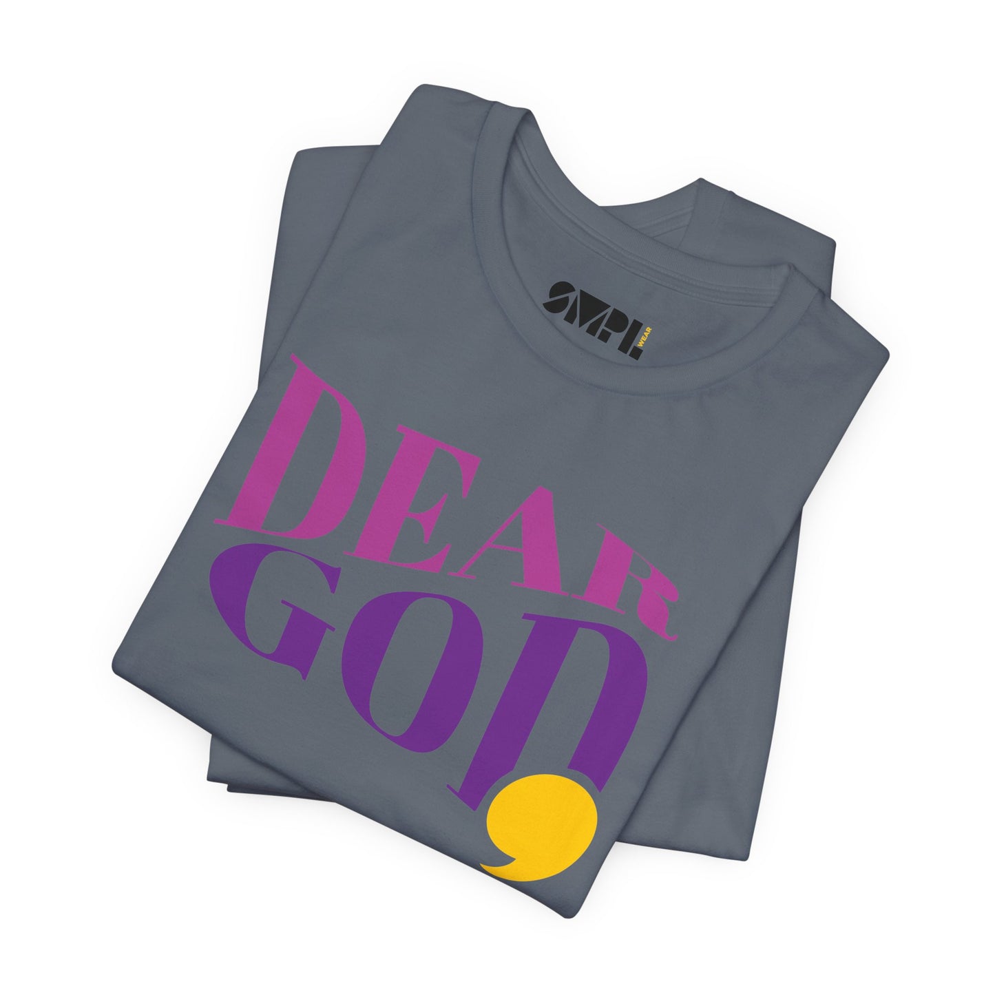 Women's "Dear God," Wave Tee — Jersey Short Sleeve Tee