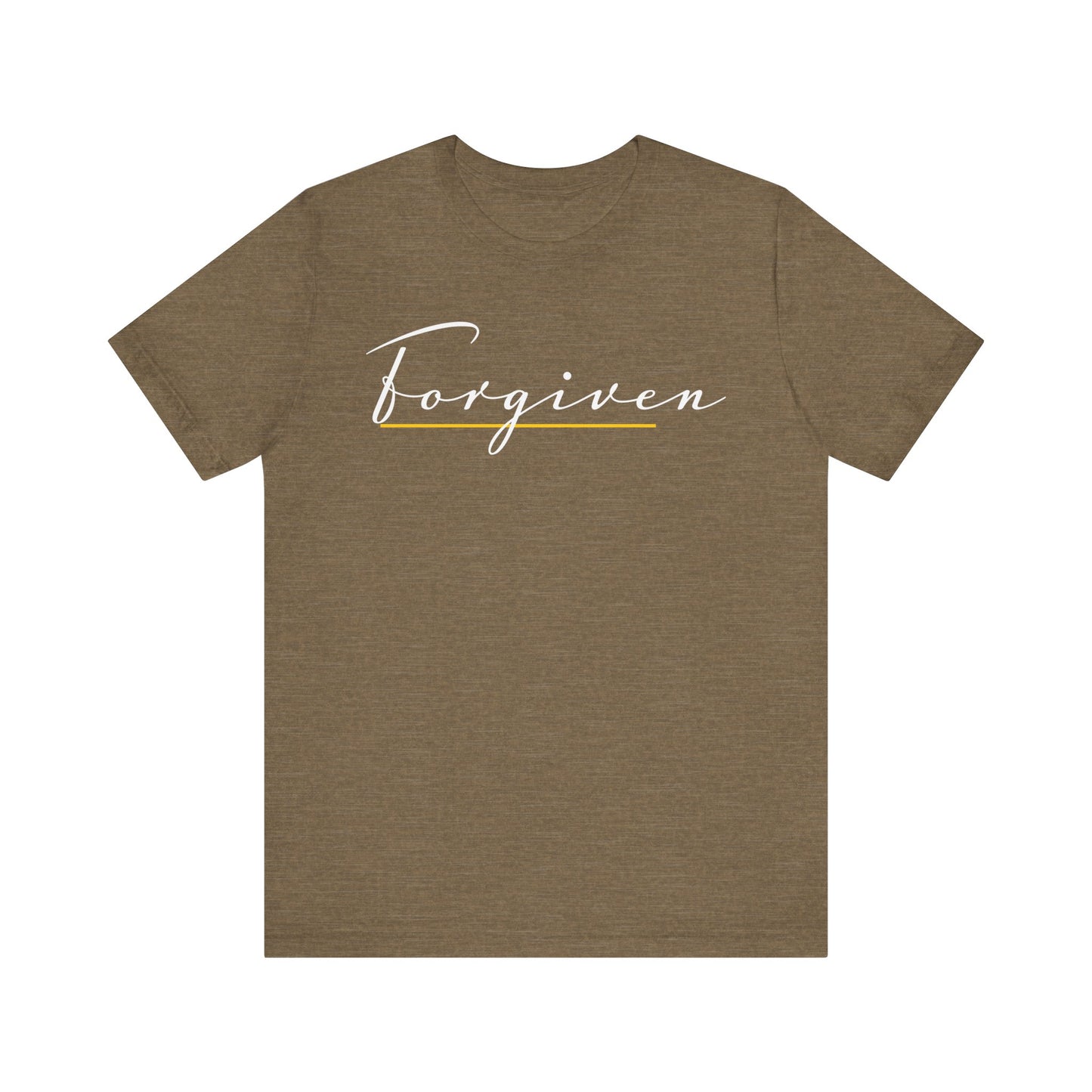 Forgiven Script — Women's Jersey Short Sleeve Tee
