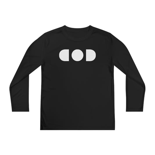 God Light — Youth Long Sleeve Competitor Tee