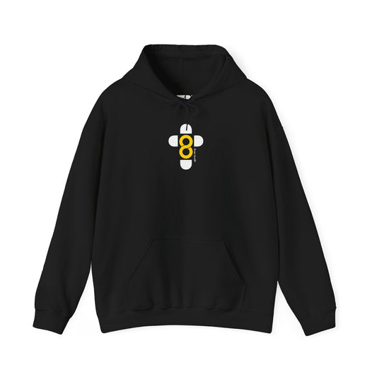 "God is Good" SMPL All the Time Yellow— Unisex Heavy Blend™ Hooded Sweatshirt