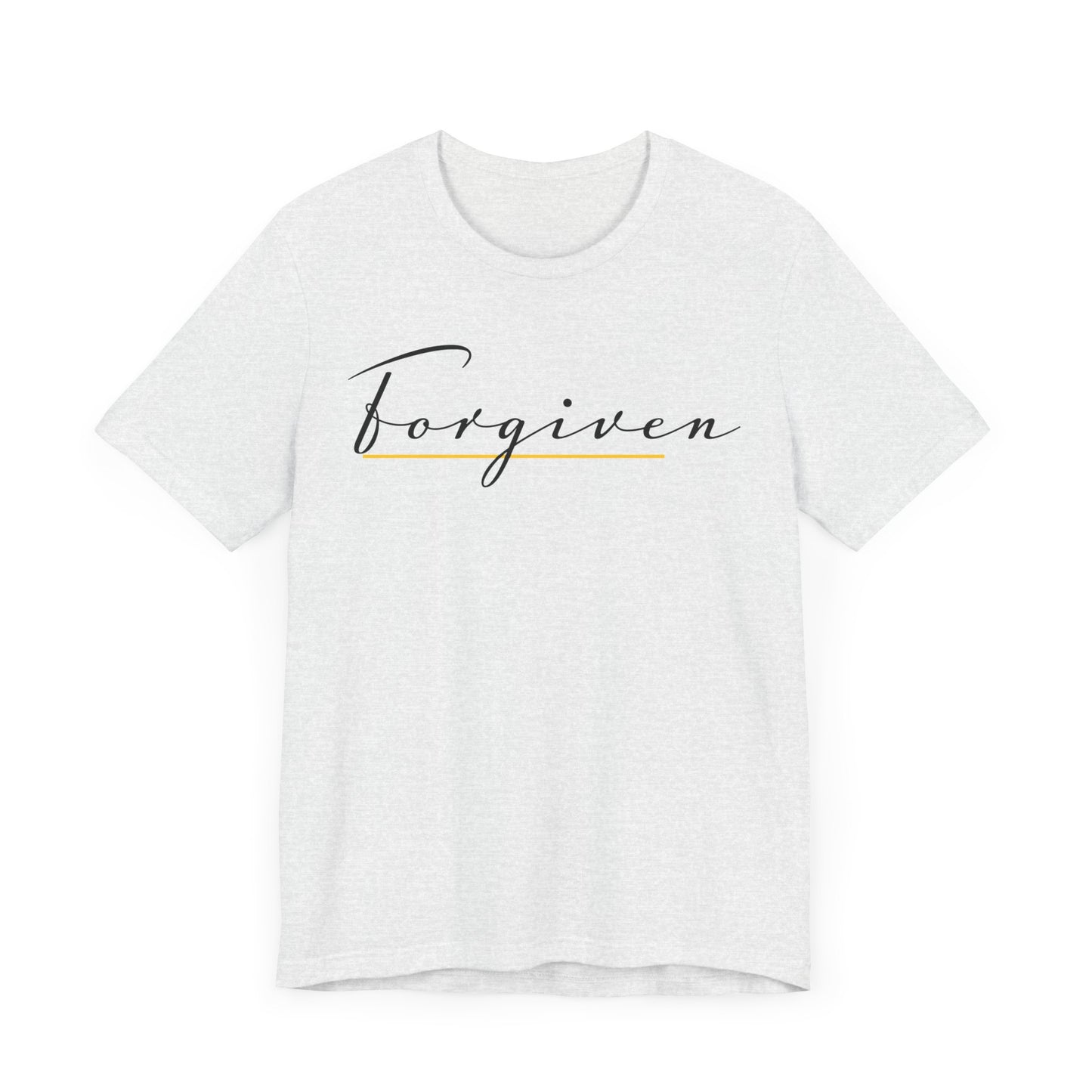 Forgiven Script — Women's Jersey Short Sleeve Tee