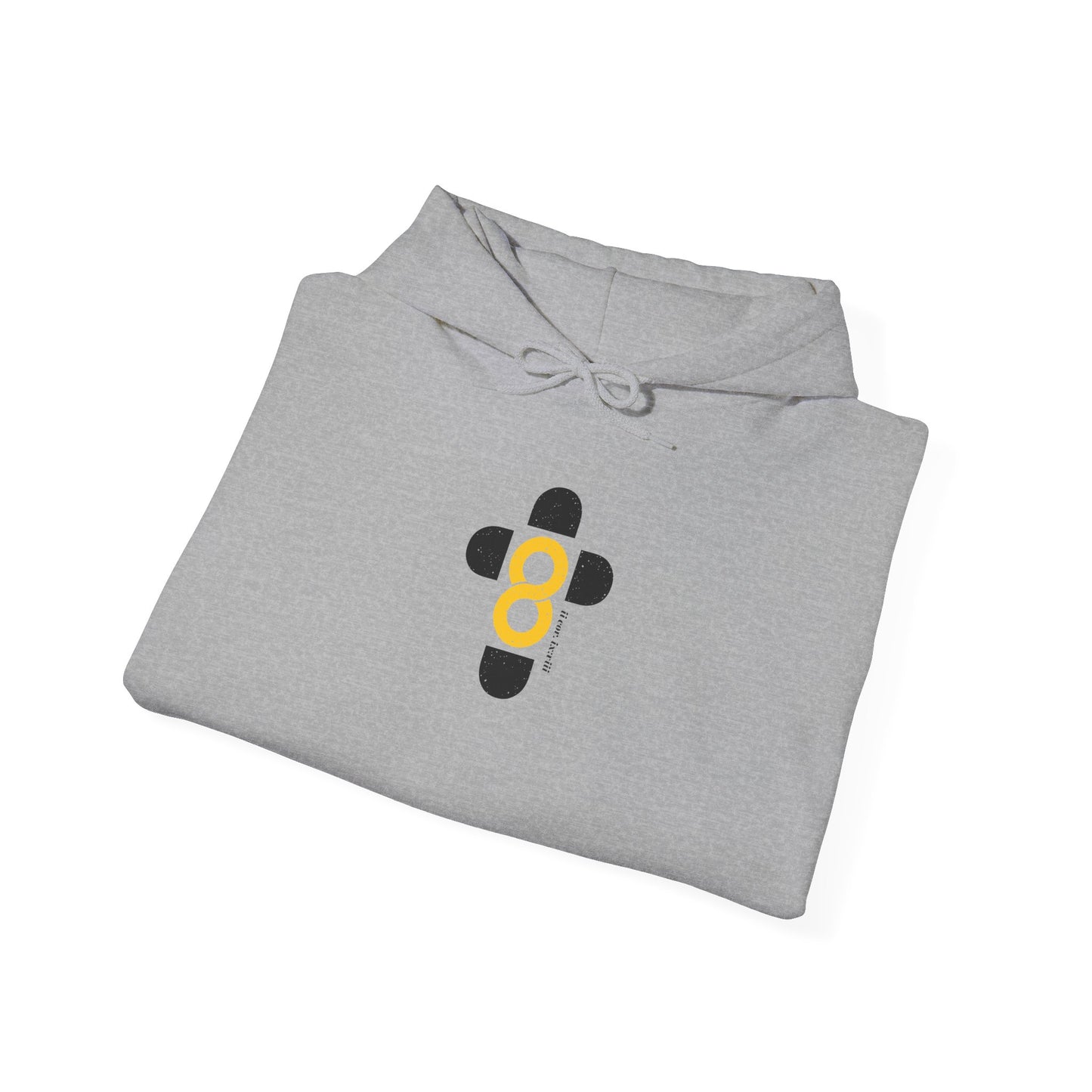 "God is Good" SMPL All the Time Yellow— Unisex Heavy Blend™ Hooded Sweatshirt