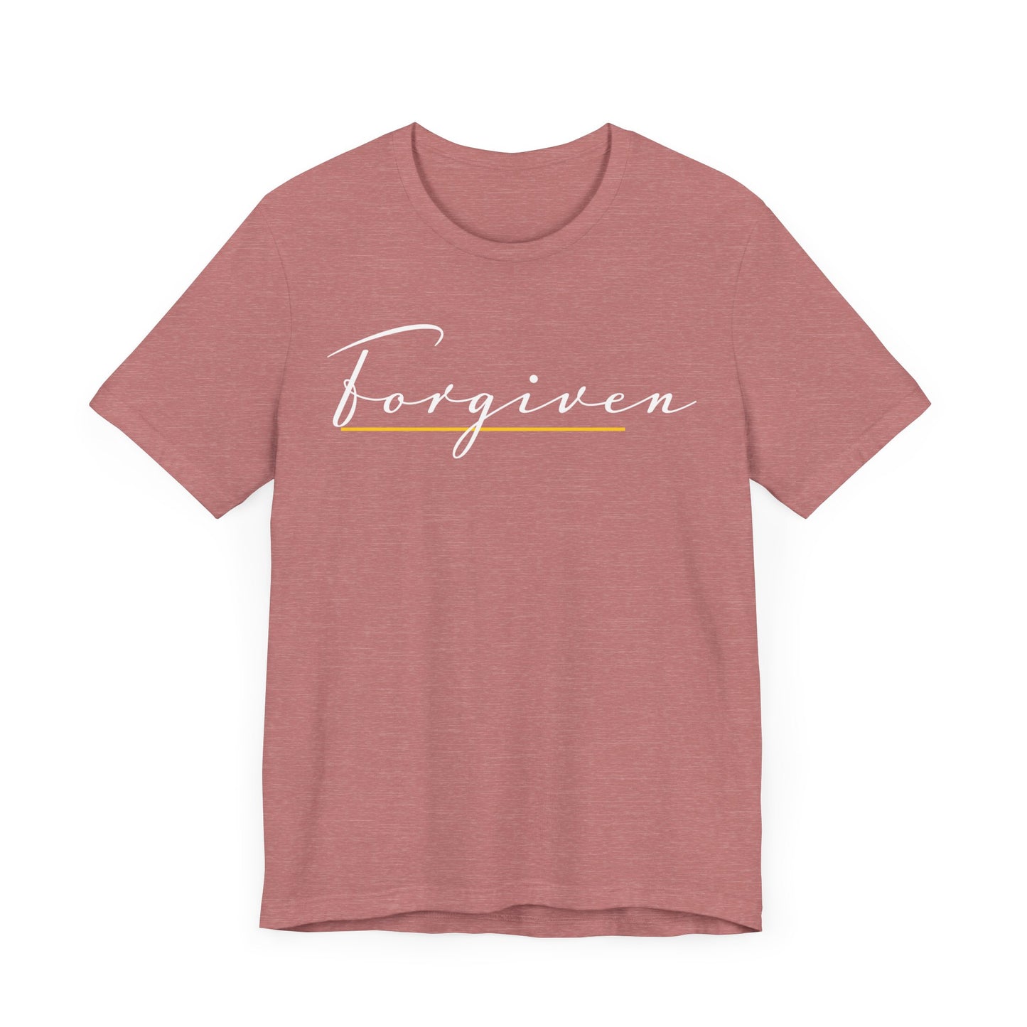 Forgiven Script — Women's Jersey Short Sleeve Tee