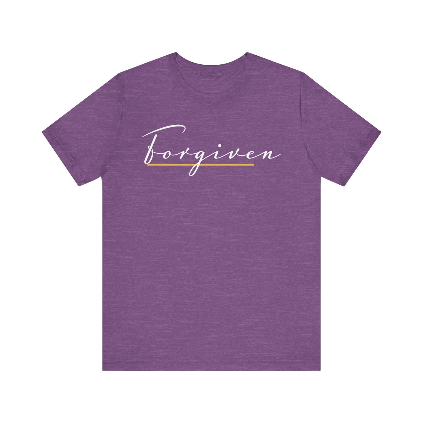 Forgiven Script — Women's Jersey Short Sleeve Tee