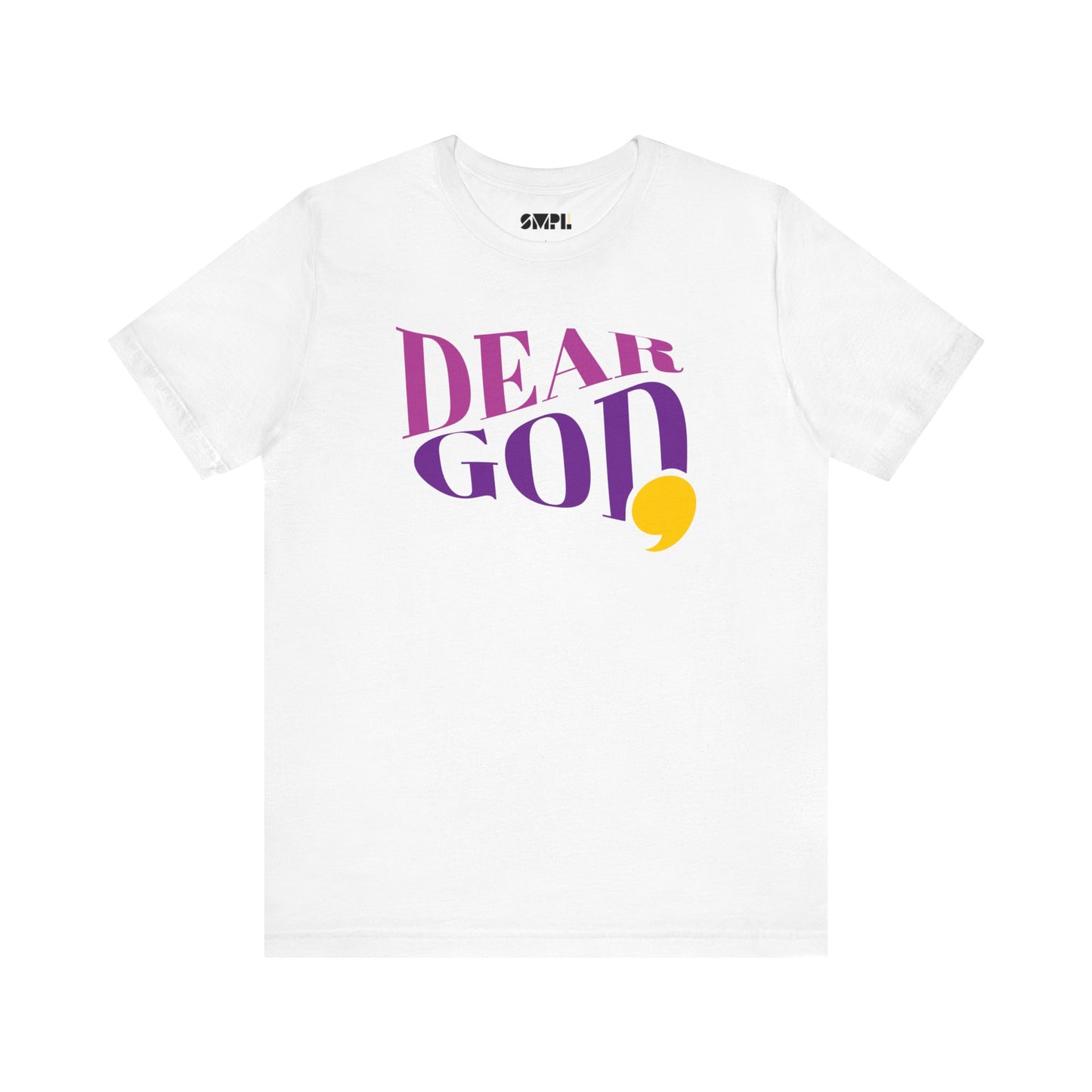 Women's "Dear God," Wave Tee — Jersey Short Sleeve Tee