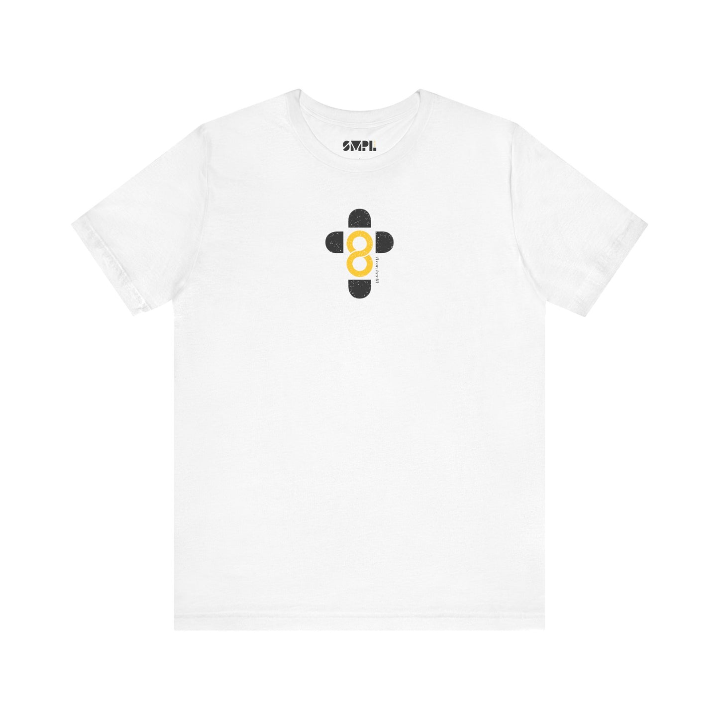 "God is Good" SMPL Black and Yellow — Unisex Jersey Short Sleeve Tee