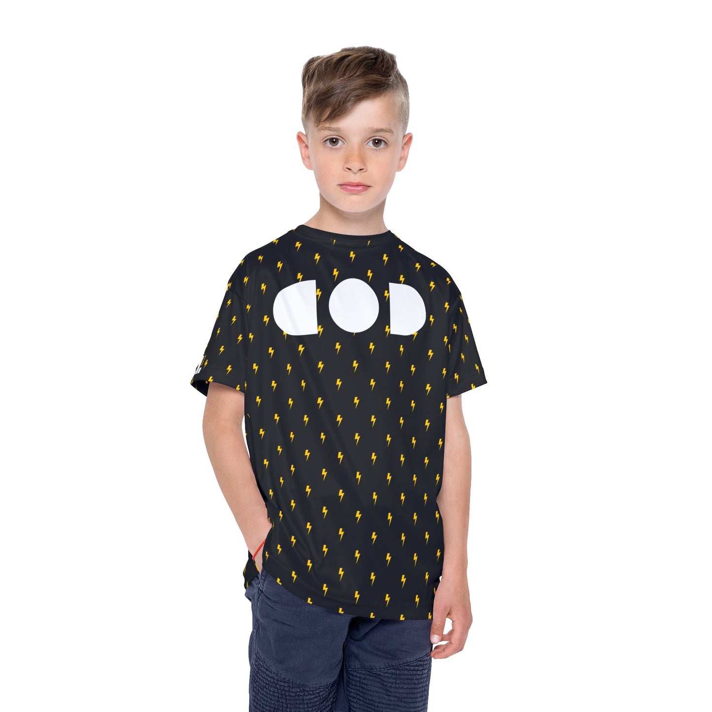 Limited Edition: God Light Bolt — Kids Sports Jersey