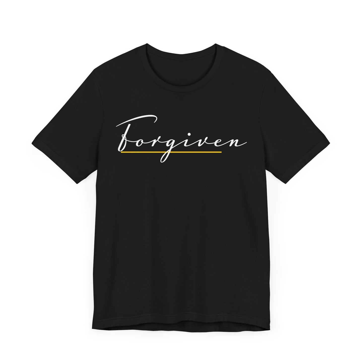 Forgiven Script — Women's Jersey Short Sleeve Tee