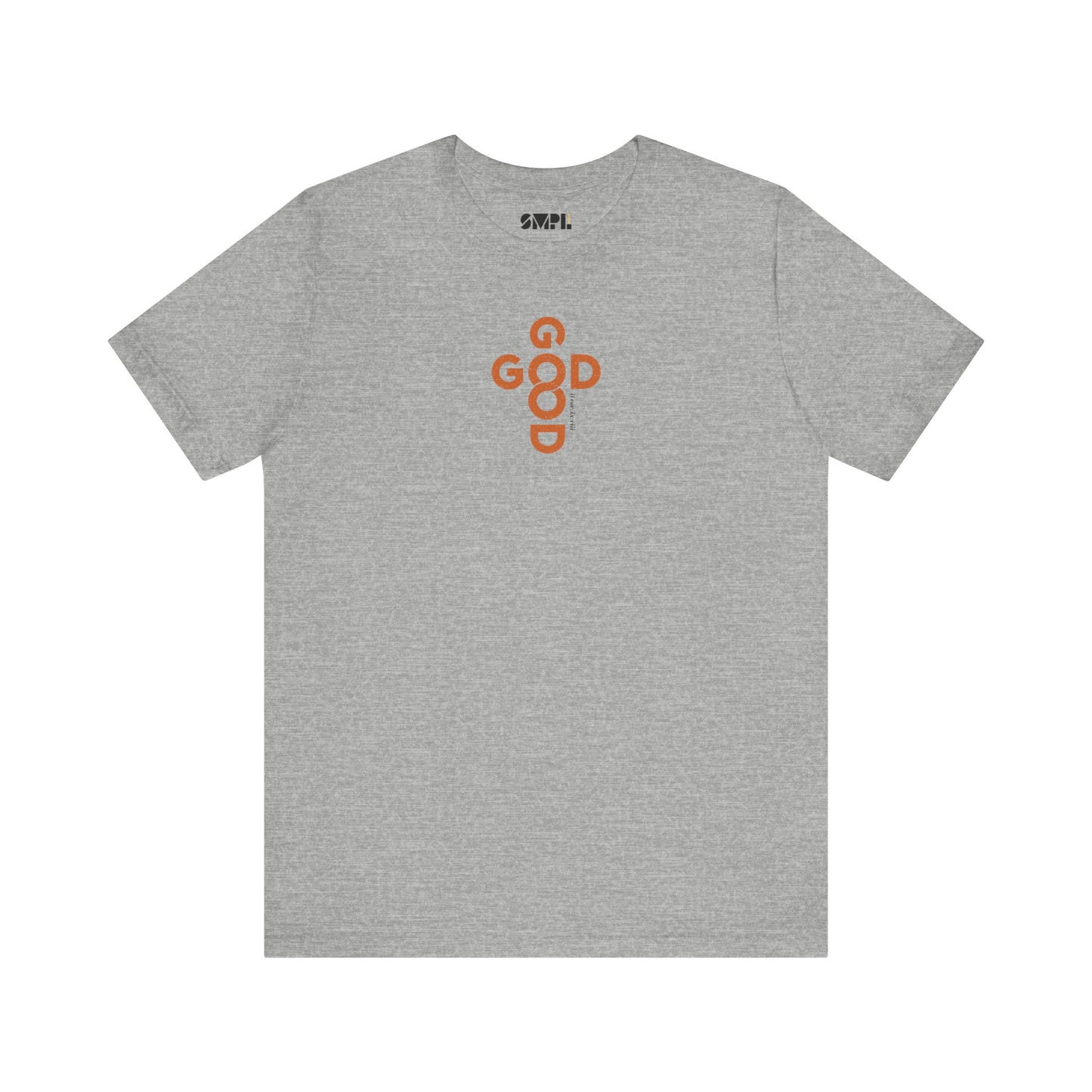 "God is Good" — Burnt Orange Unisex Jersey Short Sleeve Tee