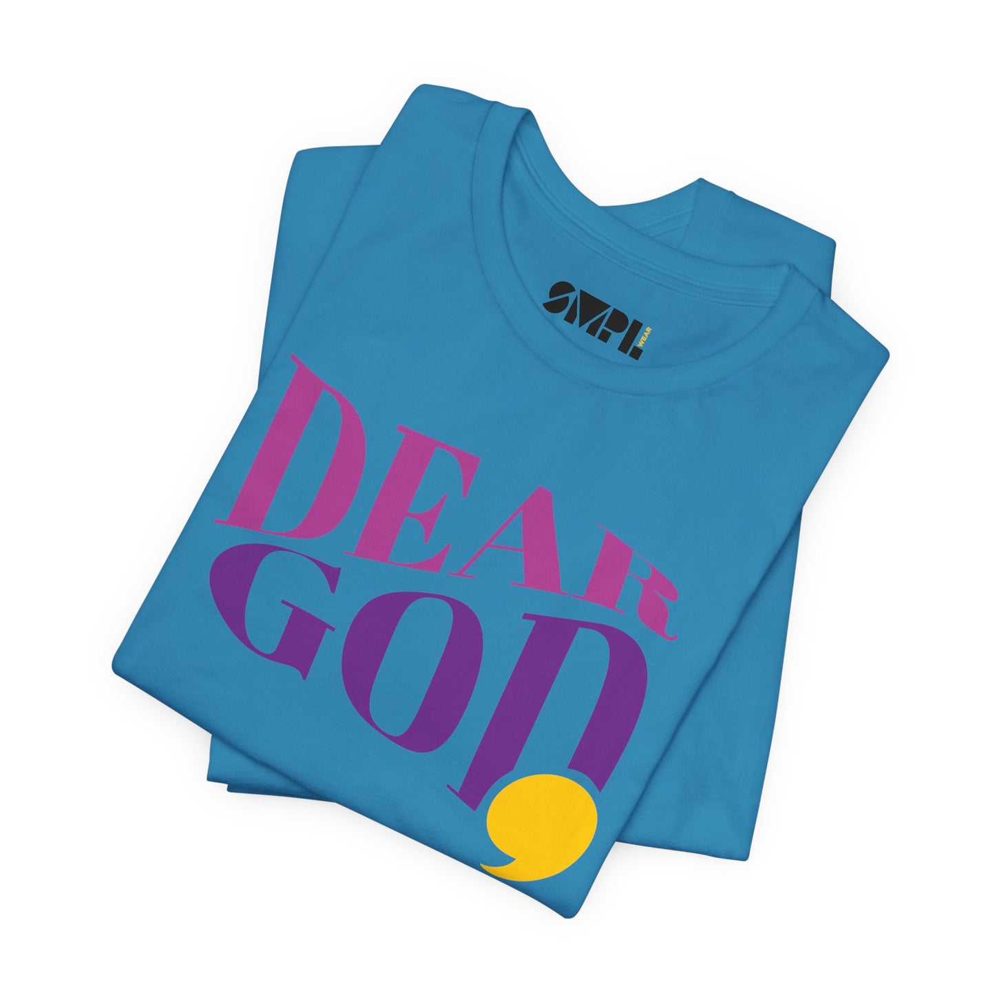 Women's "Dear God," Wave Tee — Jersey Short Sleeve Tee