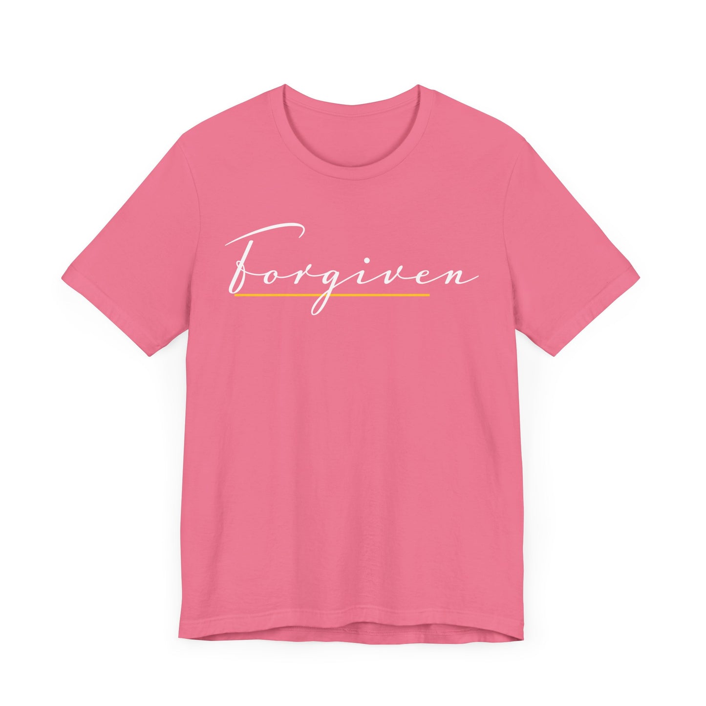 Forgiven Script — Women's Jersey Short Sleeve Tee
