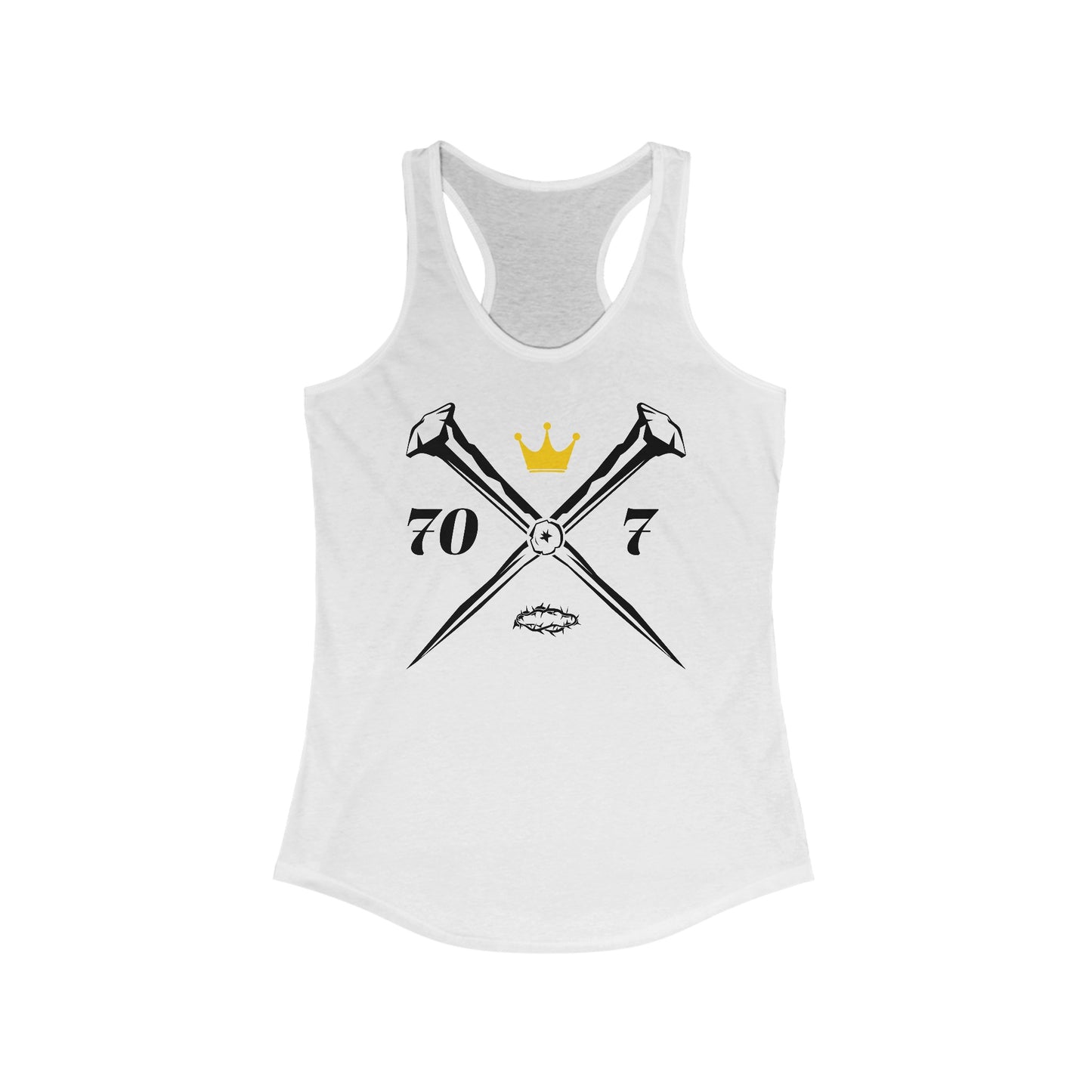 70x7 Rugged Nails — Women's Ideal Racerback Tank