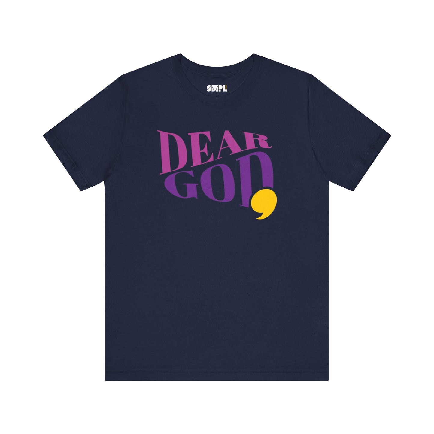 Women's "Dear God," Wave Tee — Jersey Short Sleeve Tee