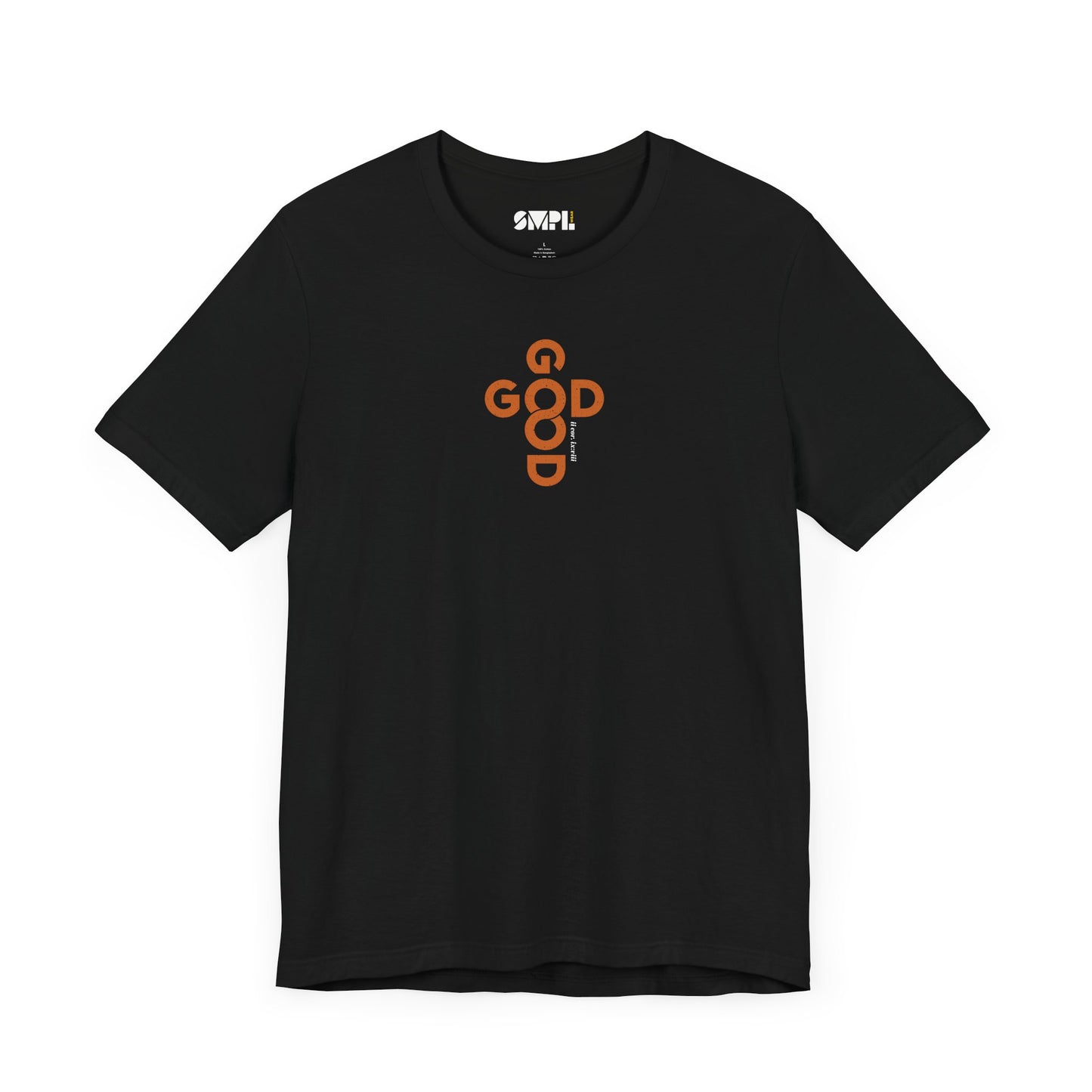 "God is Good" — Burnt Orange Unisex Jersey Short Sleeve Tee