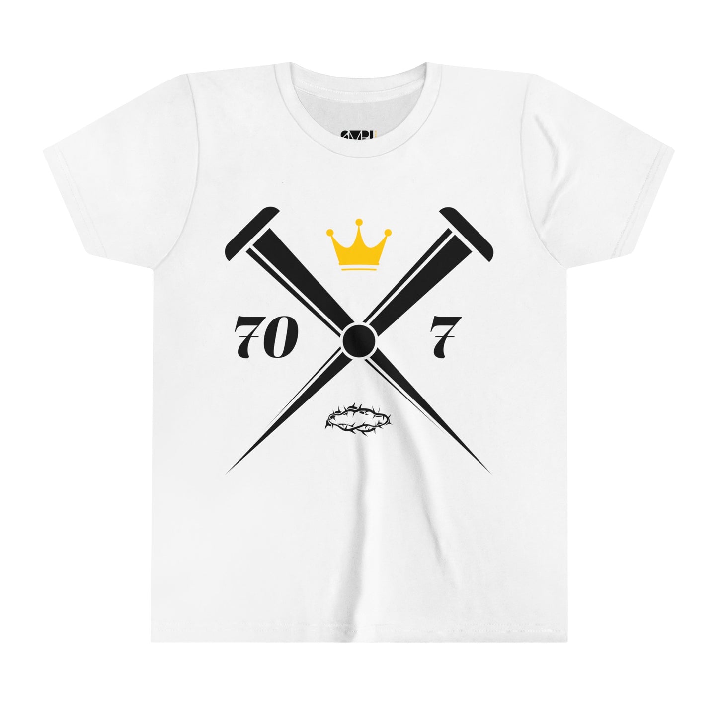 70x7 Modern Nails — Youth Short Sleeve Tee