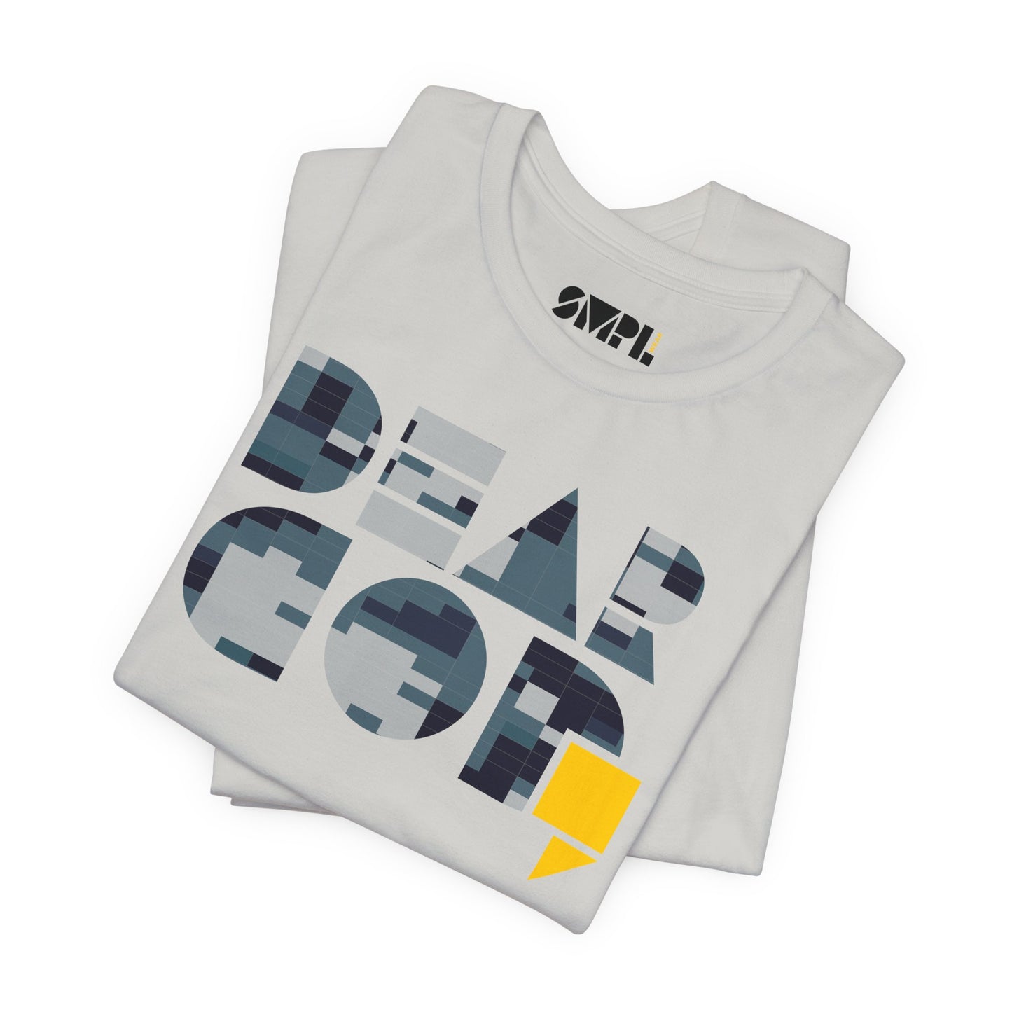 Men's "Dear God," Blue Camo — Jersey Short Sleeve Tee