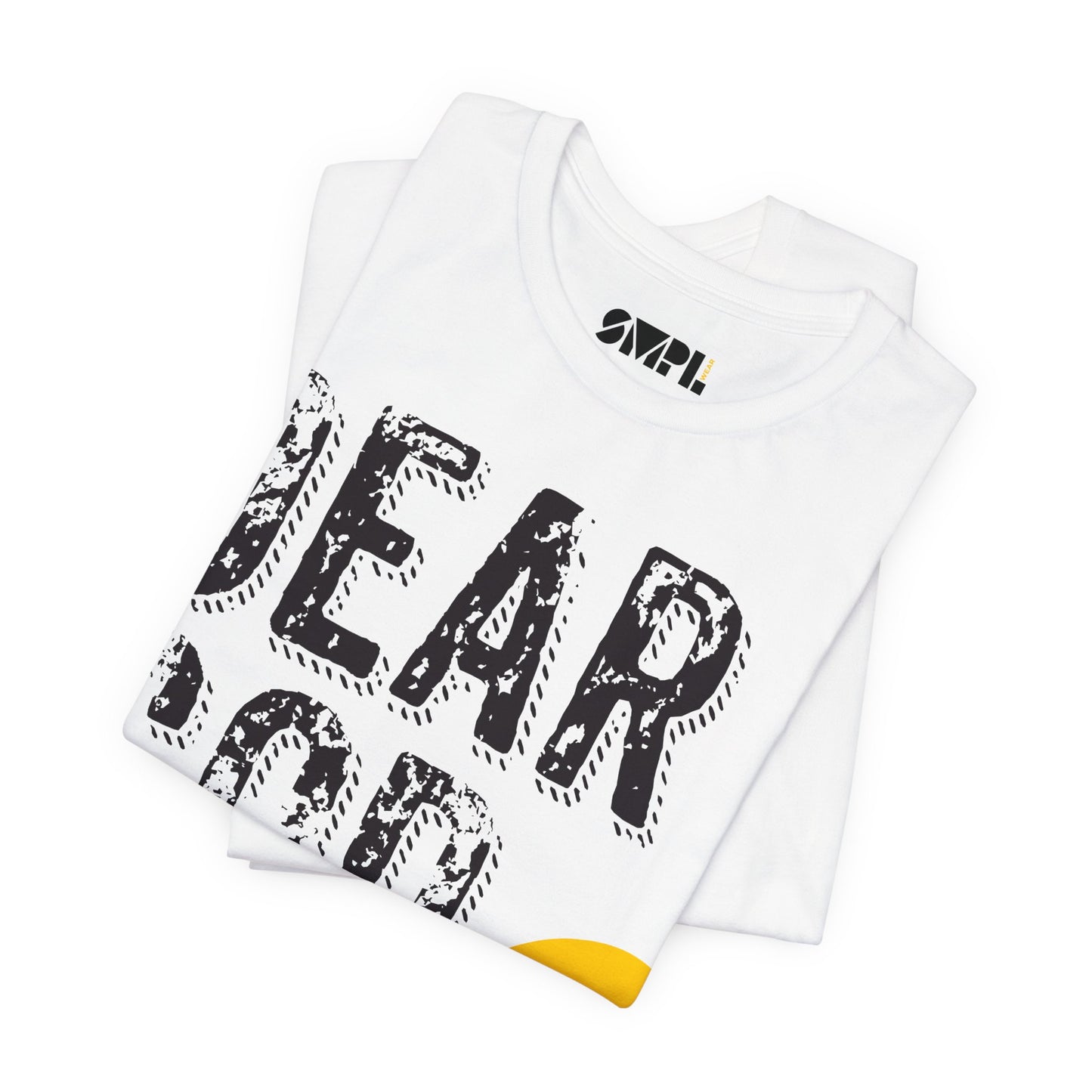 Men's "Dear God," Grundge Tee — Jersey Short Sleeve Tee