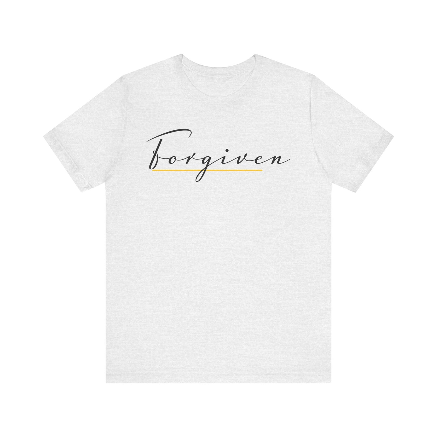Forgiven Script — Women's Jersey Short Sleeve Tee