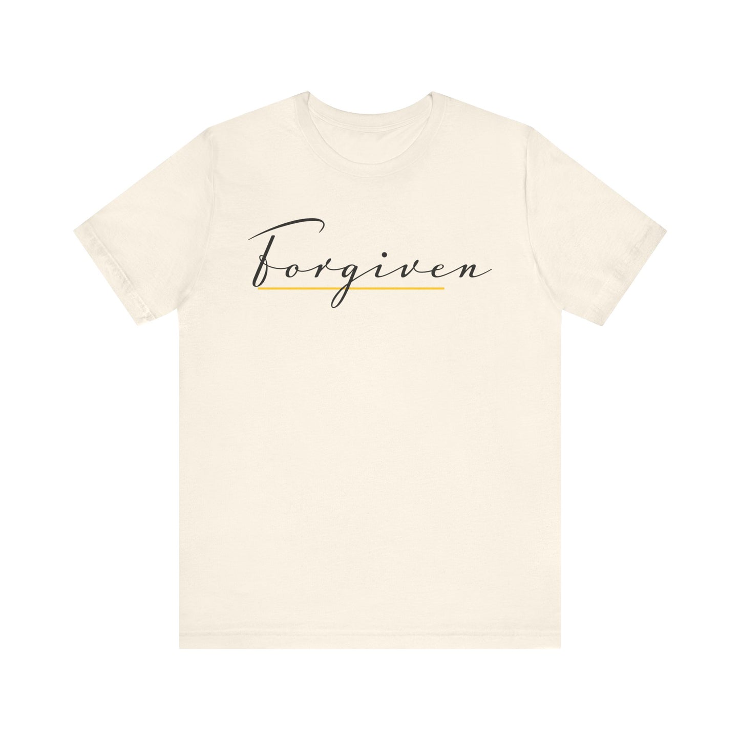 Forgiven Script — Women's Jersey Short Sleeve Tee