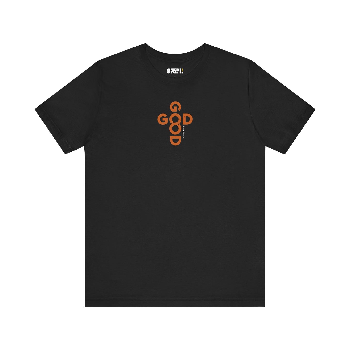 "God is Good" — Burnt Orange Unisex Jersey Short Sleeve Tee