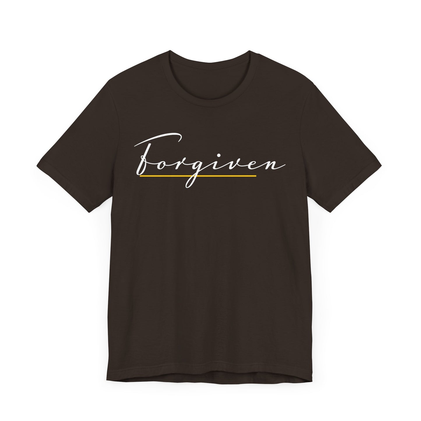 Forgiven Script — Women's Jersey Short Sleeve Tee