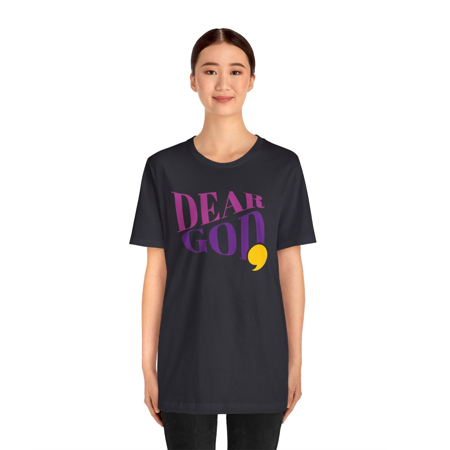 Women's "Dear God," Wave Tee — Jersey Short Sleeve Tee