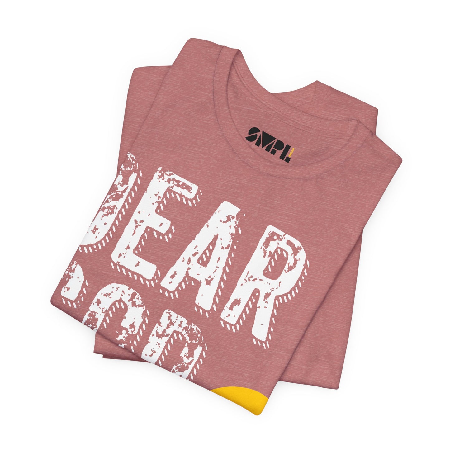 Men's "Dear God," Grundge Tee — Jersey Short Sleeve Tee