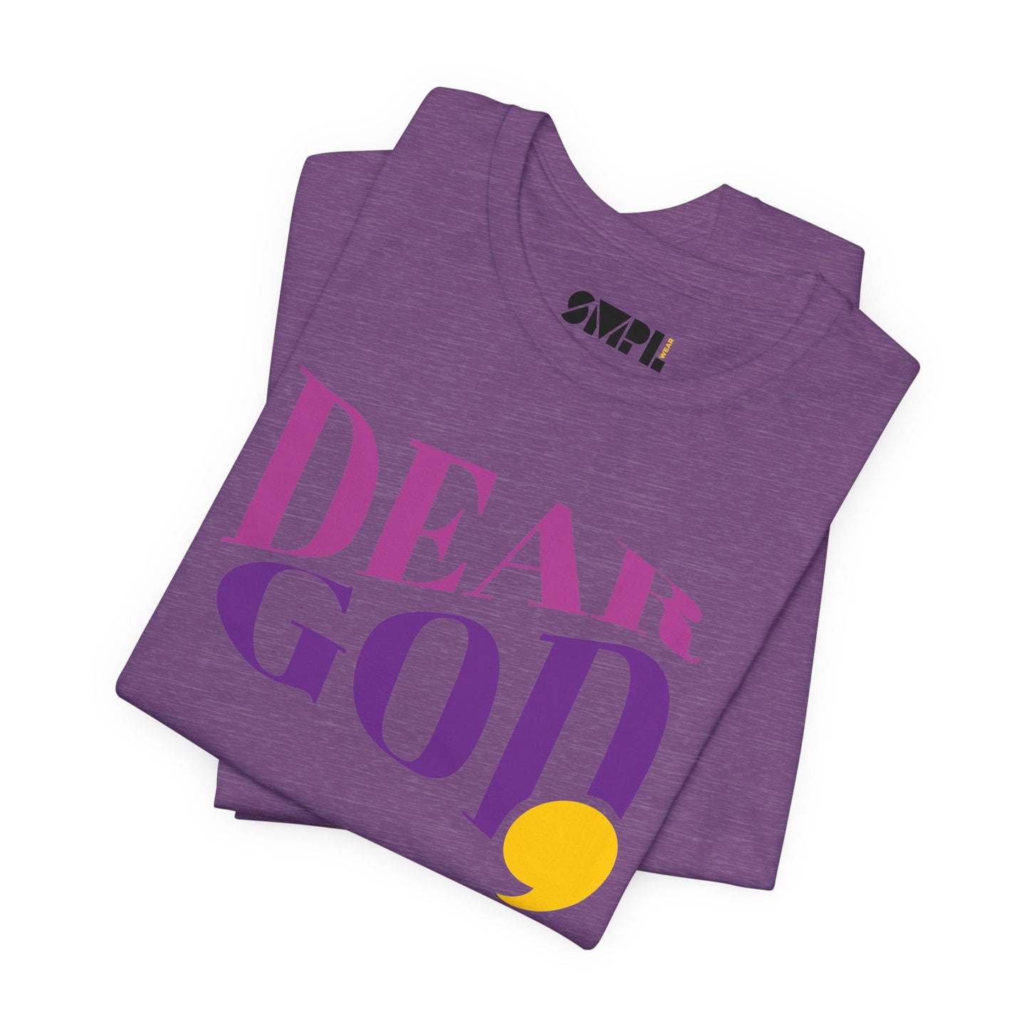 Women's "Dear God," Wave Tee — Jersey Short Sleeve Tee