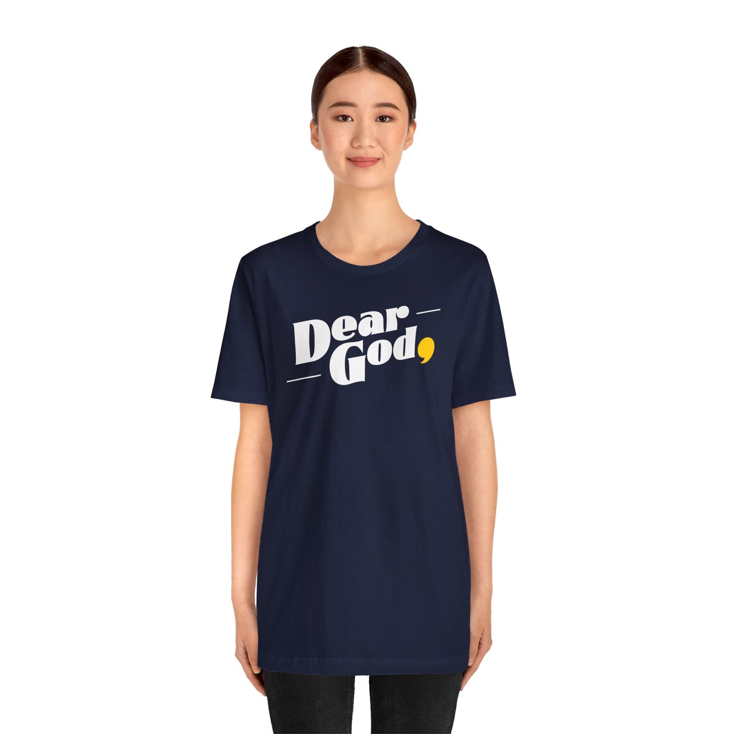 Women's "Dear God," Pop Tee — Jersey Short Sleeve Tee