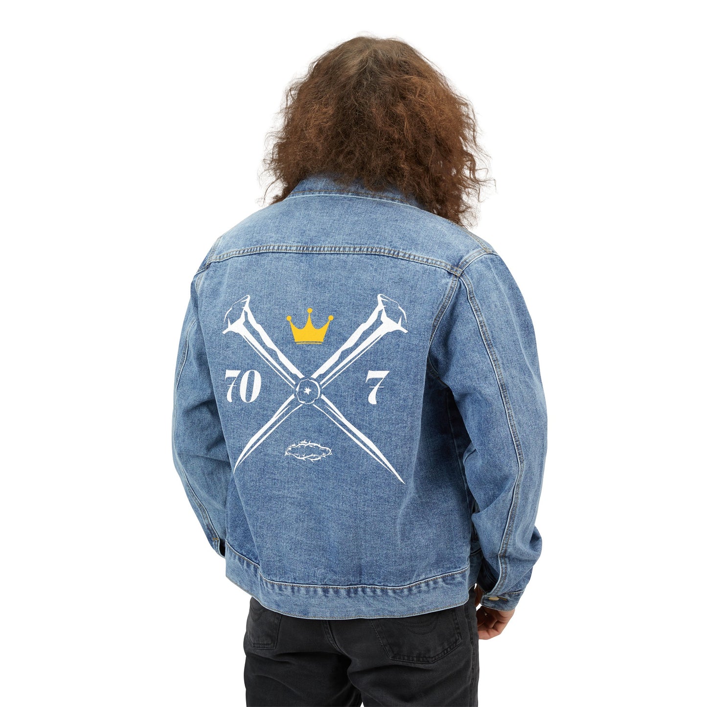 70x7 Rugged Nails — Men's Denim Jacket