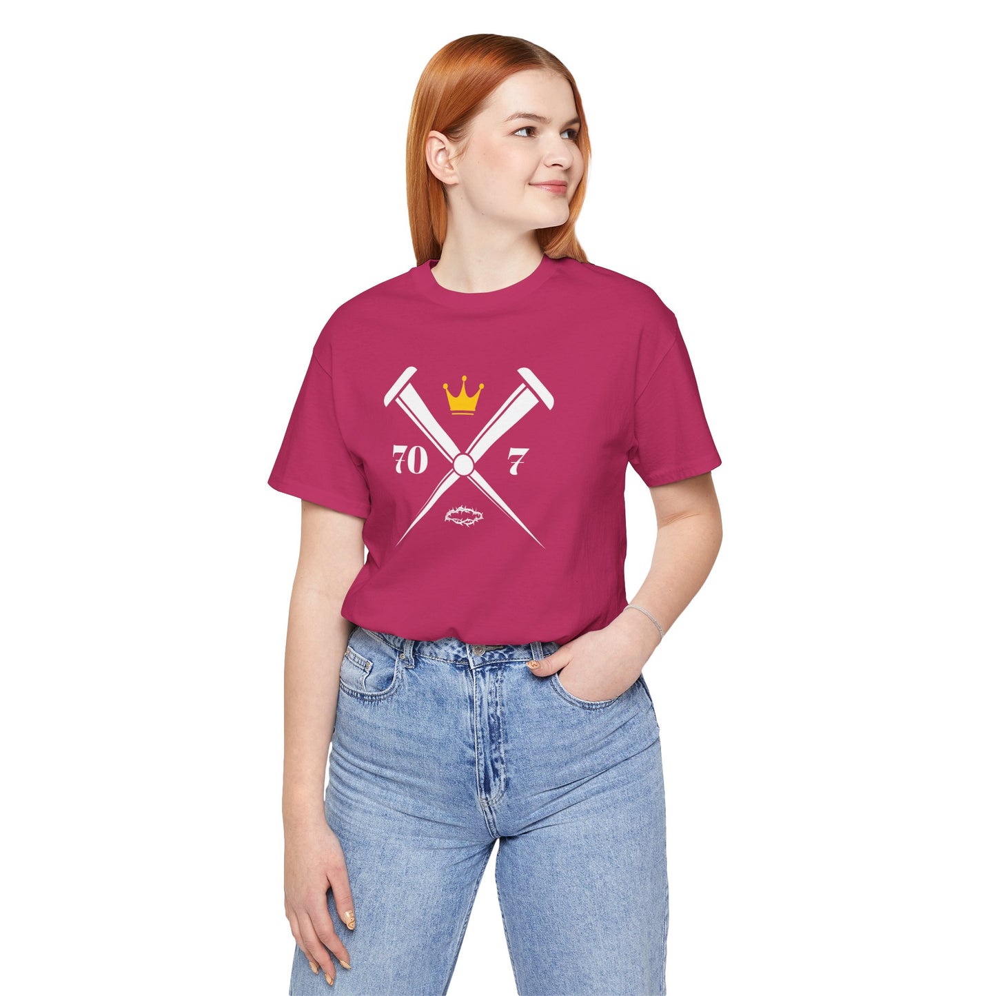 70x7 Modern Nails — Women's Jersey Short Sleeve Tee